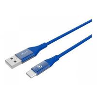 Cabo USB a USB-C Silicone 1 Azul