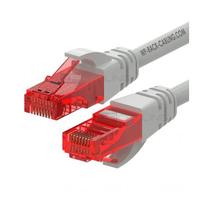Cabo rede cat6 3m u-utp awg 26/7 cinza