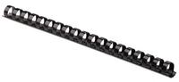 Argolas De Plástico Para Encadernar A4 19mm Preto
