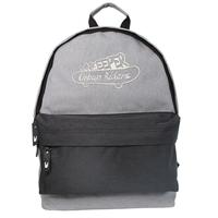 Mochila Square Preta/cinza + Porta Lápis