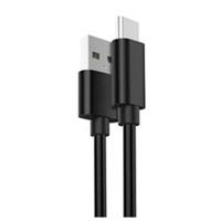 Cabo usb-c para usb-a 1mt preto