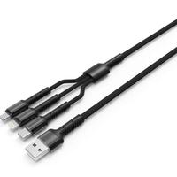 CABO 3 EM 1 USB-C / LIGHTNING / MICRO 1.2M FC