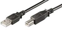 Cabo USB-A 1MT (M) Para USB-B (M) Preto