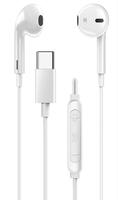 Auscultadores EARBUDS HS-M365 USB-C BRANCO
