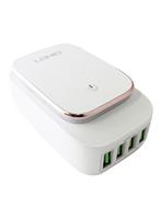 Carregador Touch Led 4 Portas Usb Micro