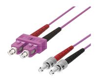 Cabo de Fibra ptica Patch ST/SC 2M Multimodo 50/125 OM4