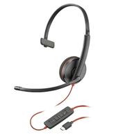 Auscultadores BW C3210 Stereo USB-C + Adaptador USB-C/A