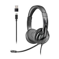 Auscultadores Hs Usb-C VOX605 Com Micicrofone Preto