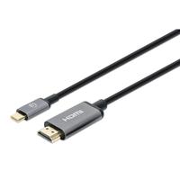 Cabo Usb-C 2MT (M) Para Hdmi (M) 4K Gold-Plated