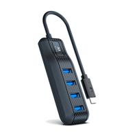 Adaptador hub usb 4xusb 3.2 gen1 preto