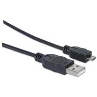 Cabo usb-a para micro-usb preto
