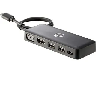 ADAPTADOR HUB HP USB-C HDMI/VGA 72USB-A TRAVEL