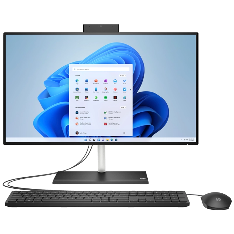 AIO HP 23.8″I3 8GB 512GB