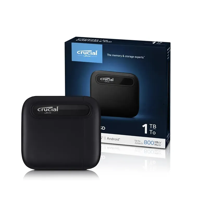 SSD CRUCIAL SSD X6 EXTERNO 1TB SSD TIPO C