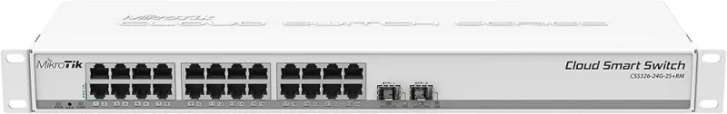 CSS326-24G-2S+RM ROUTERBOARD MIKROTIK 24 SFP 10G POE