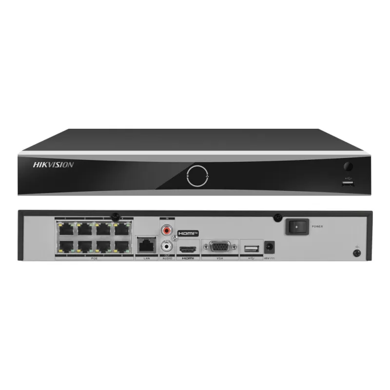 NVR HIKVISION 8-CH 1U S0RIE K ACUSENSE 4K