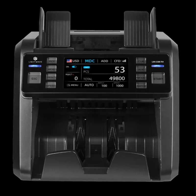 MÁQUINA DE CONTAR DINHEIRO LIGHTWAVE TOUCHSSCREEN 2 CIS